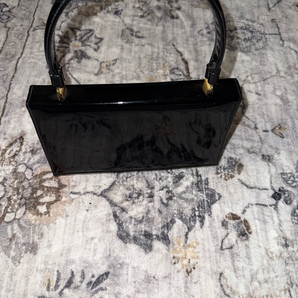 VTG Andé Elegant Black Handbag - Picture 2 of 7